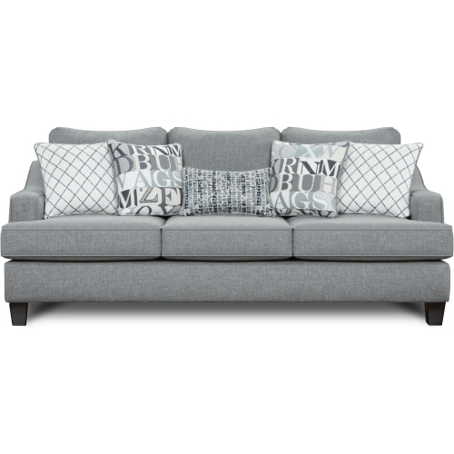 Sofa in Macarena Cadet Gray Fabric